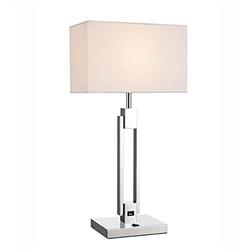 Dejalena Chrome Table Lamp USB Socket TL610/9867