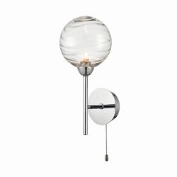 Delancy IP44 Chrome Bathroom Wall Light WB137