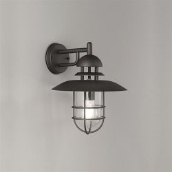 Exto Fortuna Outdoor Black Wall Light EXT6616