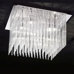 Carillon 10-Light Crystal Flush Fitting FL2093/10