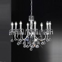 Taffeta Crystal Chandelier Light FL2155/8