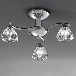 Twista 3 Arm Semi Flush Light       