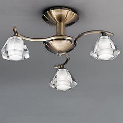 Twista 3 Arm Semi Flush Light       