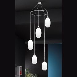 Pendeo Five Light Modern Chrome Pendant FL2199/5/818