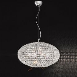 Marquesa Chrome Crystal Pendant FL2273/8