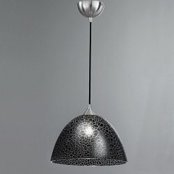 Vetross Black Crackle Pendant FL2290/1/953