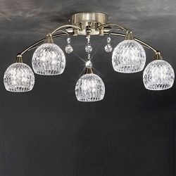 Jura 5 Arm Ceiling Light