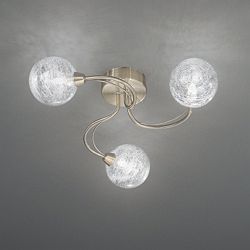 Gyro 3 light semi flush ceiling light