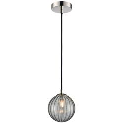 Globe Ribbed IP44 Pendant