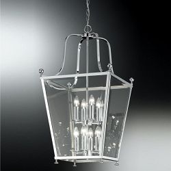 Atrio 8 Light Chrome Pendant Lantern LA7003/8