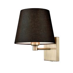 Matteo Bronze/Tapered Shade Fixed Single Wall Light