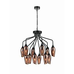 Taper 12 light ceiling pendants