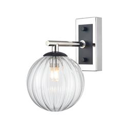 Stellar Ribbed IP44 Single Wall Light