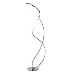 Tidal LED Modern Chrome Floor Lamp SL235