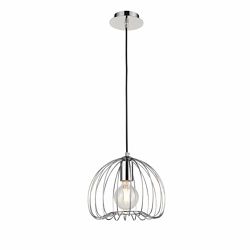 Tropic Small Chrome Open Wire Ceiling Pendant Light PCH173