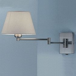 Matteo Swing Arm Matt Nickel Wall Light WB503/9004