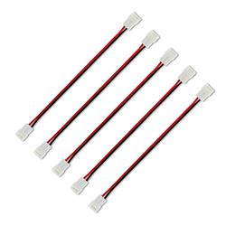 Integral Double 12v LED Strip Connector Pack of 5 ILSTAA018