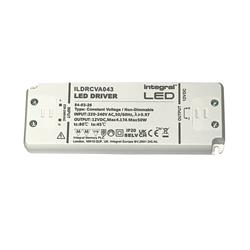 LED Driver 12v 50w Constant Driver White Finish ILDRCVA043