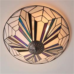 Astoria Multi Coloured Tiffany Ceiling Pendant 63935