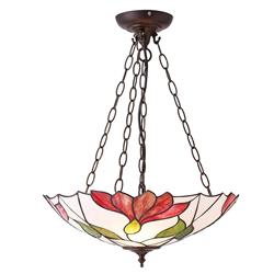 Botanica 3 Light Inverted Tiffany Pendant 70946