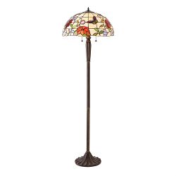 Butterfly Tiffany Dark Bronze Floor Lamp 70944