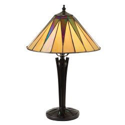 Dark Star Small Tiffany Table Lamp 70367