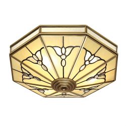 Gladstone Antique Brass Flush 4 Light SN03FL46