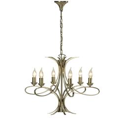 Penn 6 Light Multi-Arm Pendant