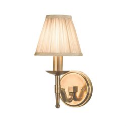 Stanford Single Antique Brass Wall Light 63653