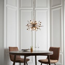 Aged Brass Six Light Pendant Adlumia-6P