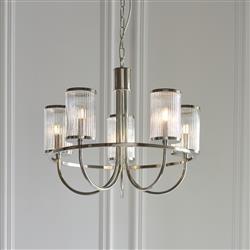 Bidens nickel plate Five Light Pendant Bidens-PBN-5