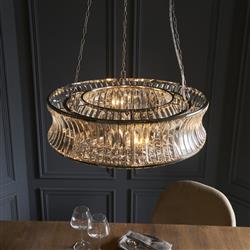 Jacob Glass and crystal Ceiling Pendants