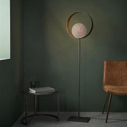 Bronze Patina Floor Lamp Agave-FBB