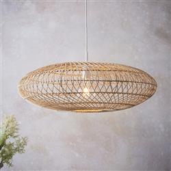 Brunia Natural Rattan Ceiling Pendant Brunia-NRW1