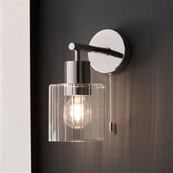 Carya IP44 Chrome Plate Wall Light Carya-1CP