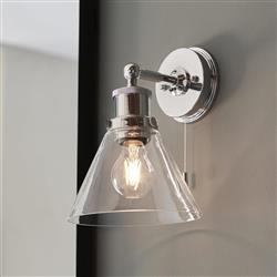 Caryota IP44 Chrome Plate Bathroom Wall Light Caryota-CP1