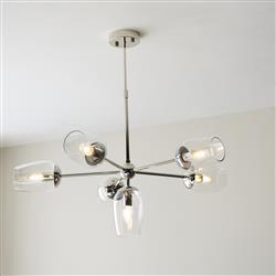 Carlos Six Light Ceiling Pendants