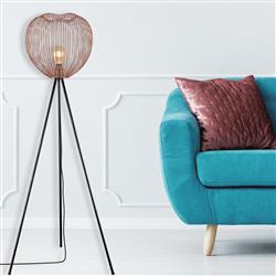 Dollis Bird Cage Effect Tripod Floor Lamp