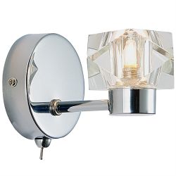 Wakefield Chrome Switched Wall Light WAKE010CH1WAL