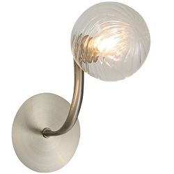 Kettlewell Single Switched Satin Nickel Wall Light KETT023SN1WAL