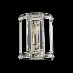 Baltimore Polished Nickel Small Wall Light LT32261