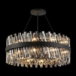 Boise Ceiling Pendant Light Smoked Glass