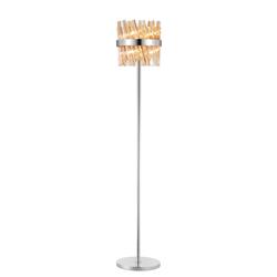 Boise Floor Lamp With Amber Glass