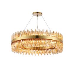 Boise Large Ceiling Pendant Amber Glass