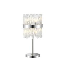 Boise Table Lamp Clear Glass Finish