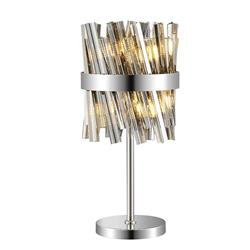 Boise Table Lamp Smoked Glass