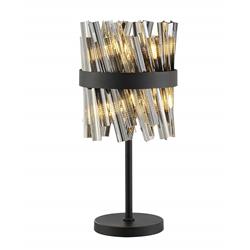 Boise Table Lamp Smoked Glass