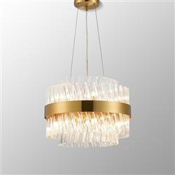 Boise Ten Light Pendant Clear Glass