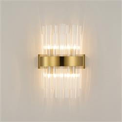 Boise Wall Light Fitting Clear Glass