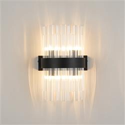 Boise Wall Light Fitting Clear Glass